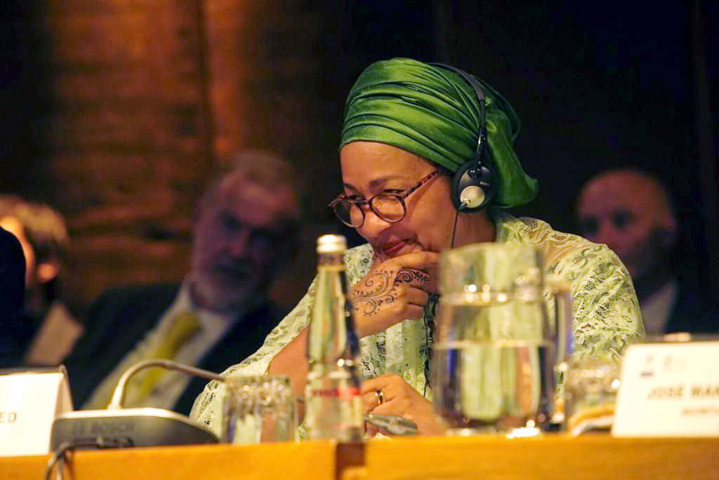 UN Deputy Secretary-General Amina Mohammed at the opening of the Forum of the Countries of Latin America and the Caribbean on Sustainable Development 2023.